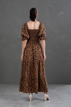 Maxivestido Gabriela Animal Print