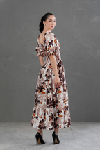 Maxivestido Gabriela Floreado
