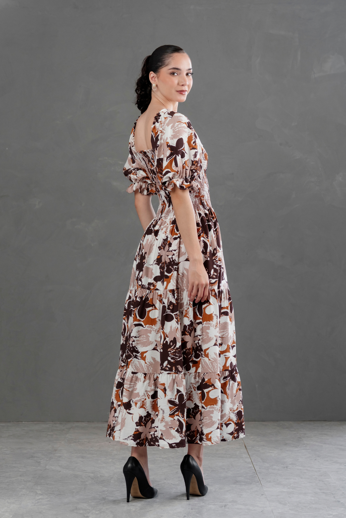 Maxivestido Gabriela Floreado