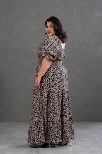 Maxivestido Gabriela Animal Print