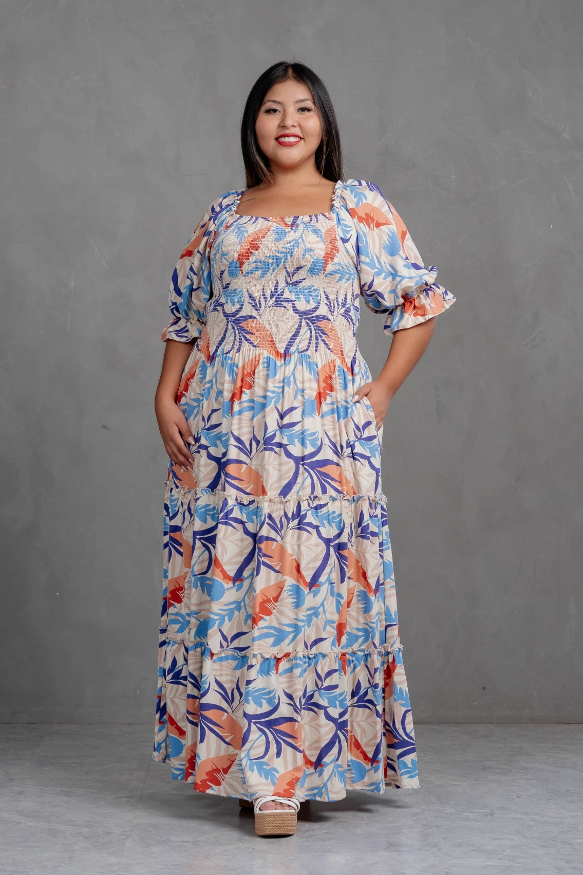 Maxivestido Gabriela floral