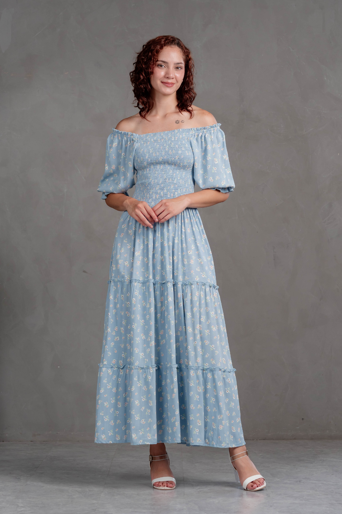 Maxivestido Gabriela Flores