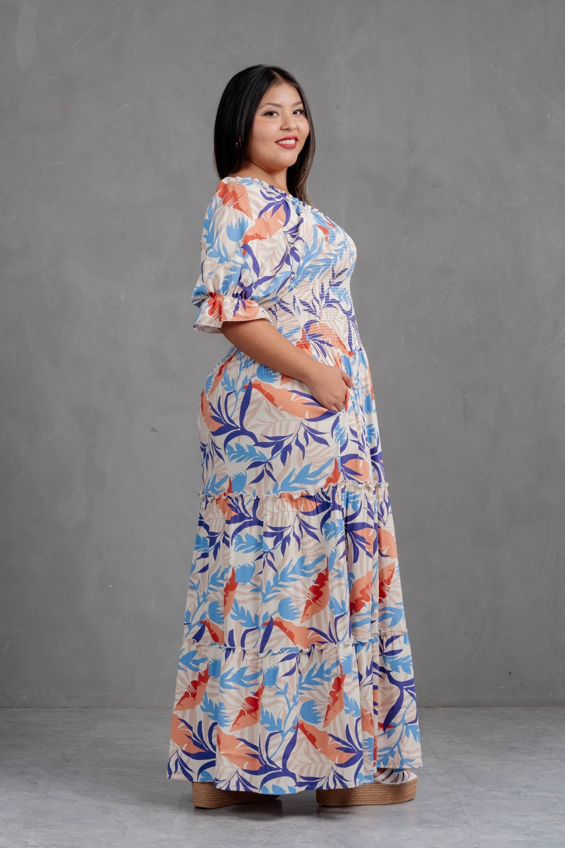 Maxivestido Gabriela floral