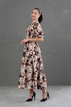Maxivestido Gabriela Floreado
