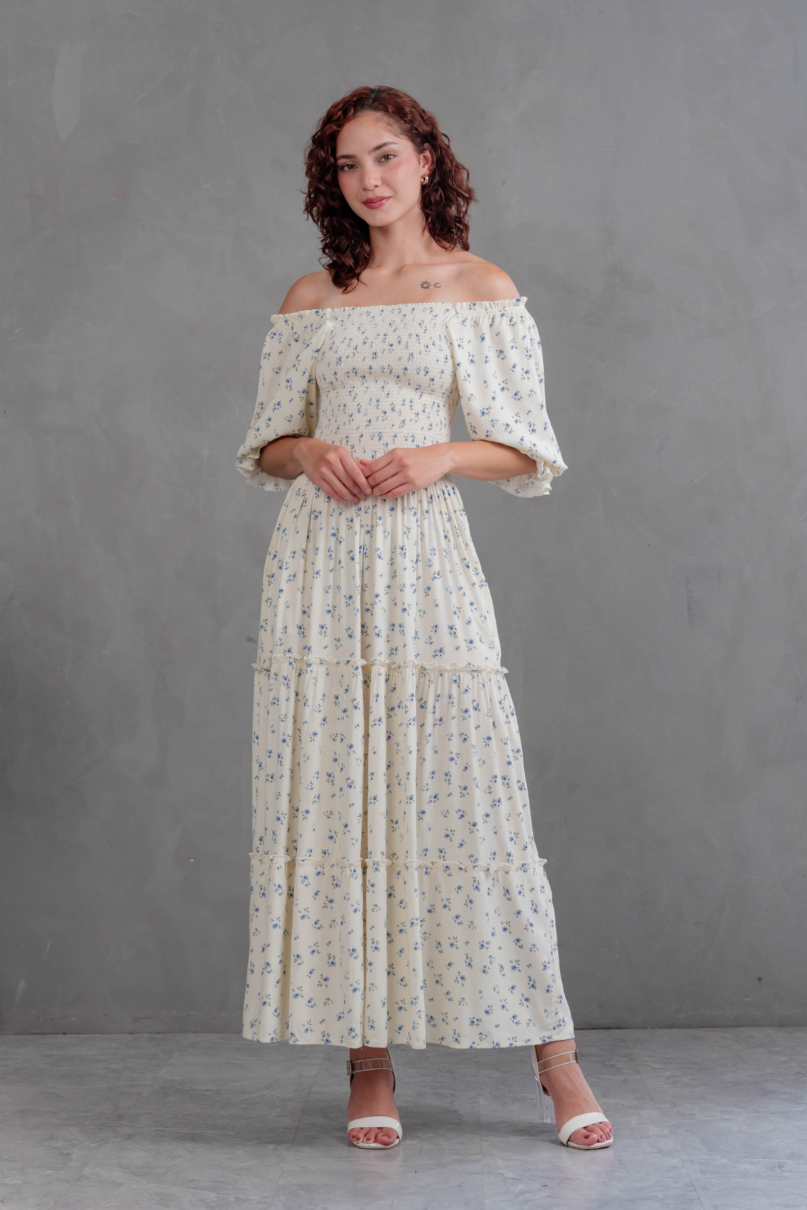 Maxivestido Gabriela Flores