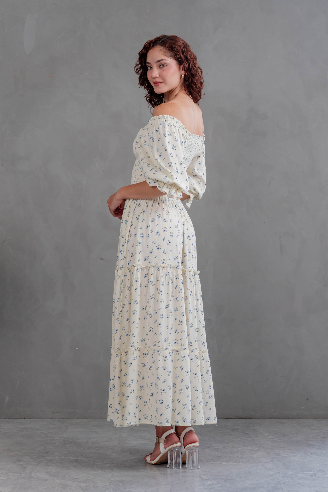 Maxivestido Gabriela Flores