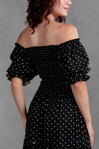 Maxivestido Gabriela Polka Dots