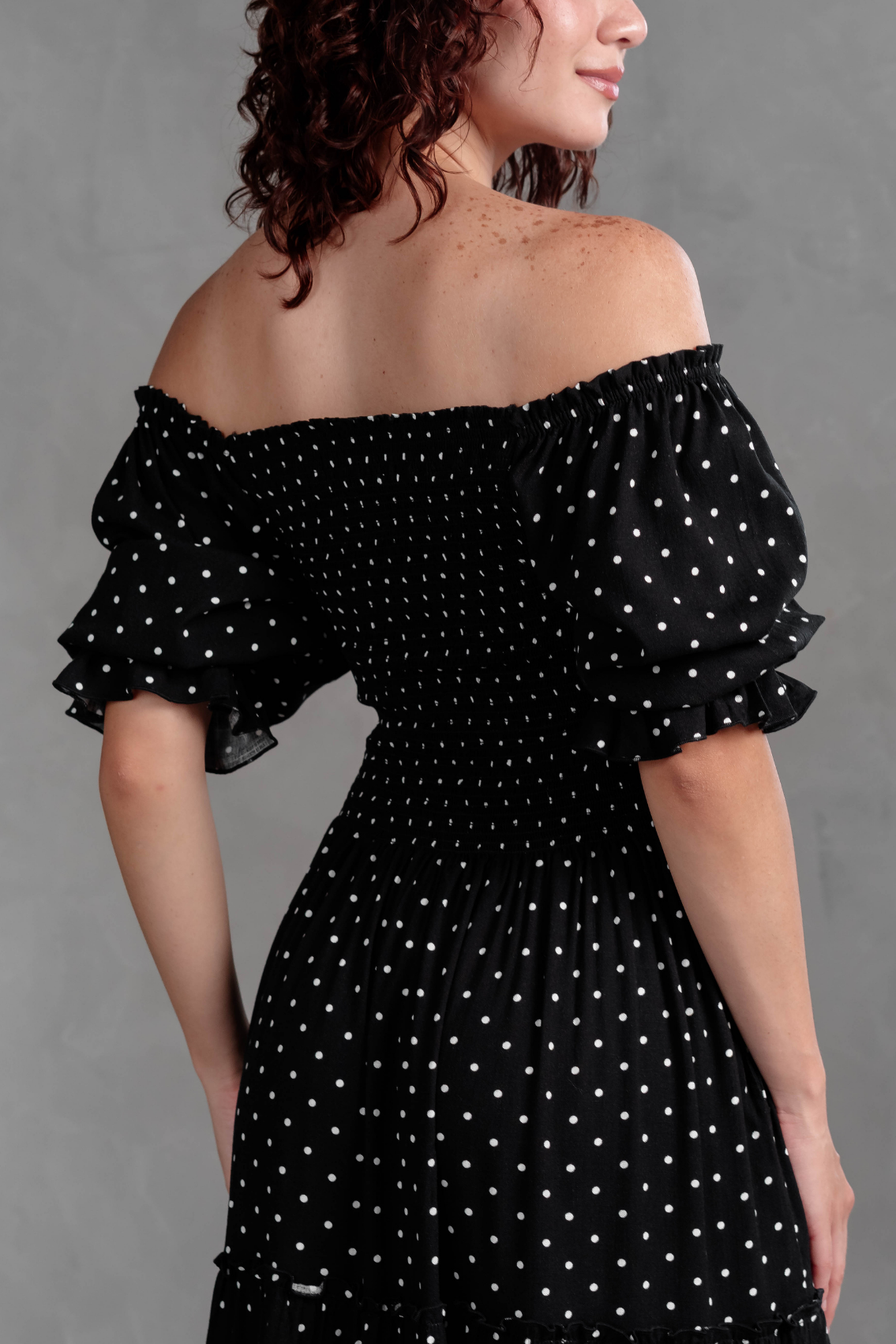 Maxivestido Gabriela Polka Dots
