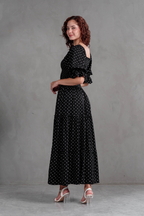 Maxivestido Gabriela Polka Dots