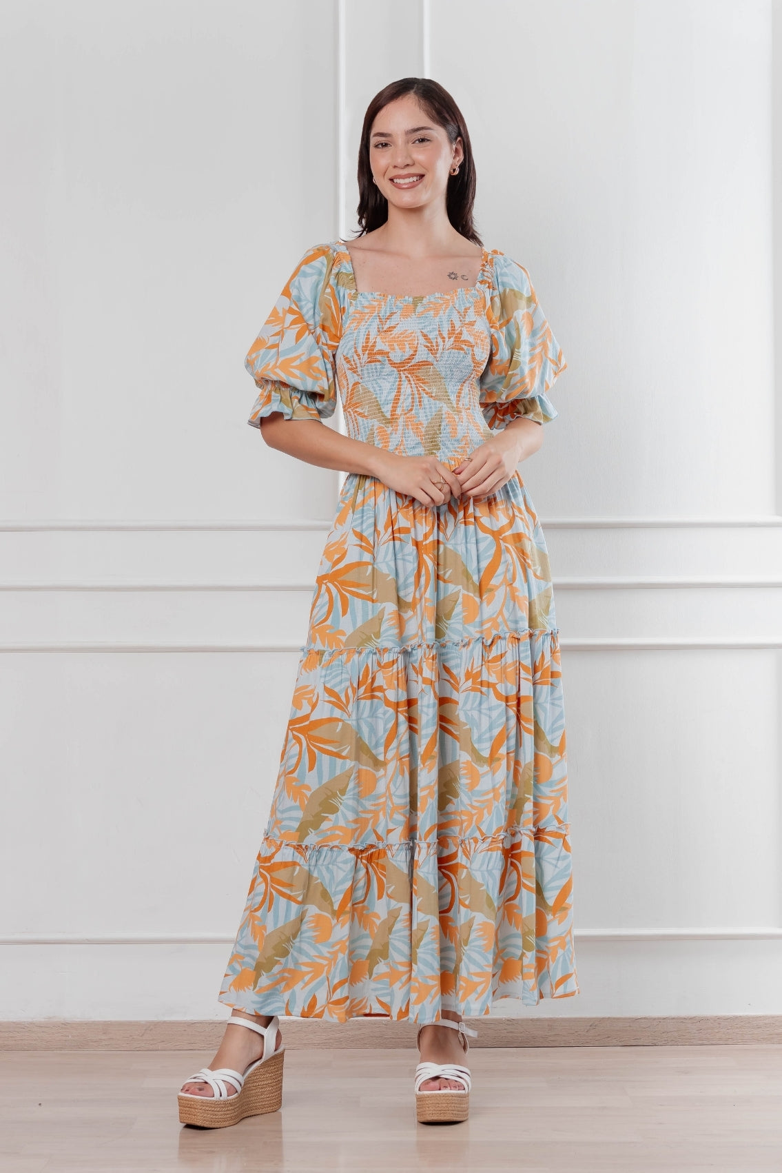 Maxivestido Gabriela floral