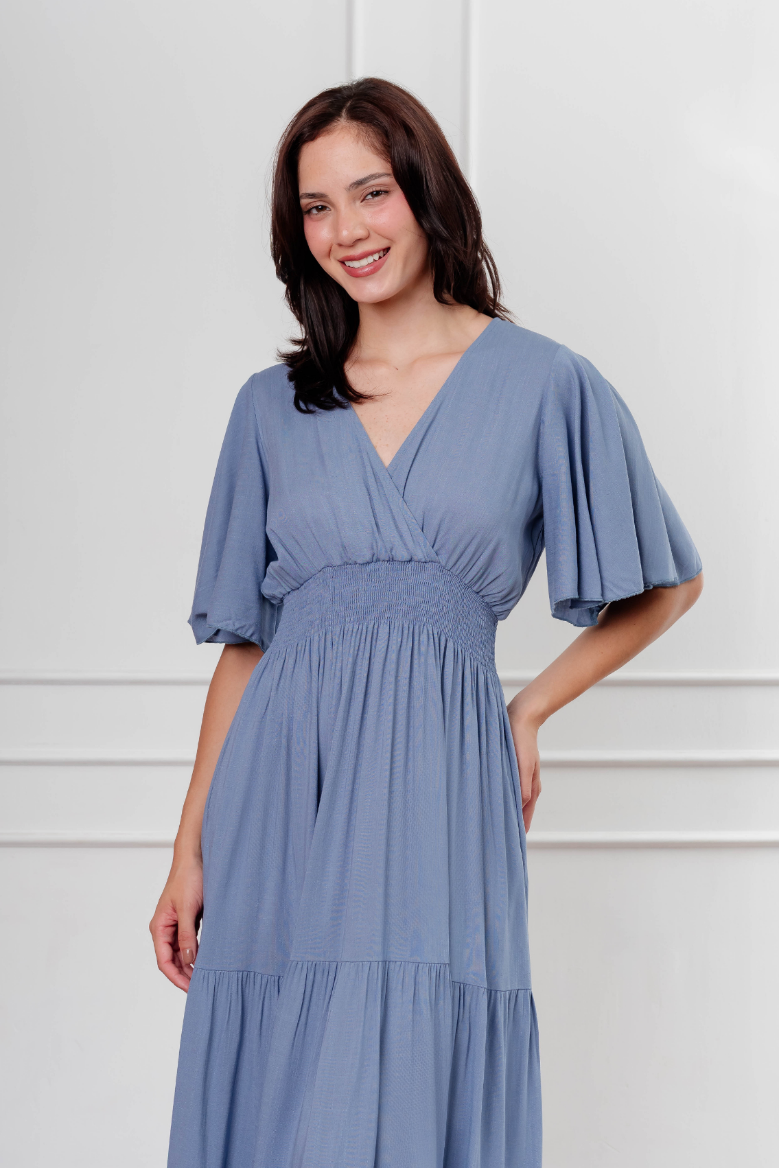 Maxivestido de lino Giselle