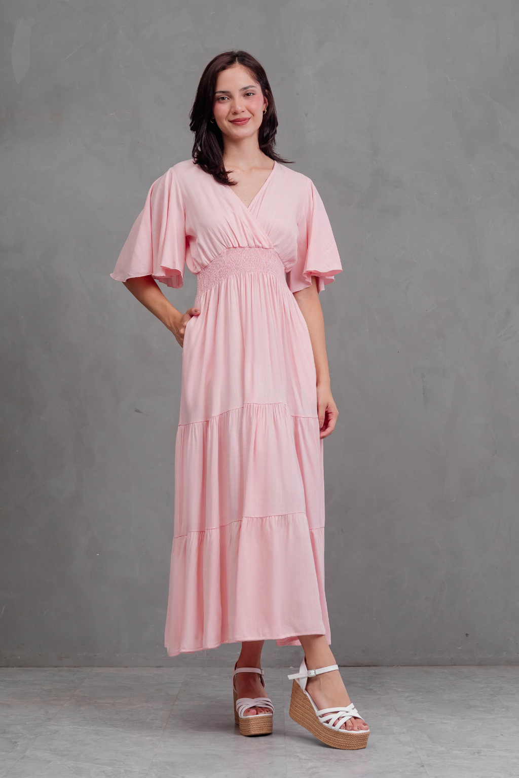 Maxivestido de lino Giselle