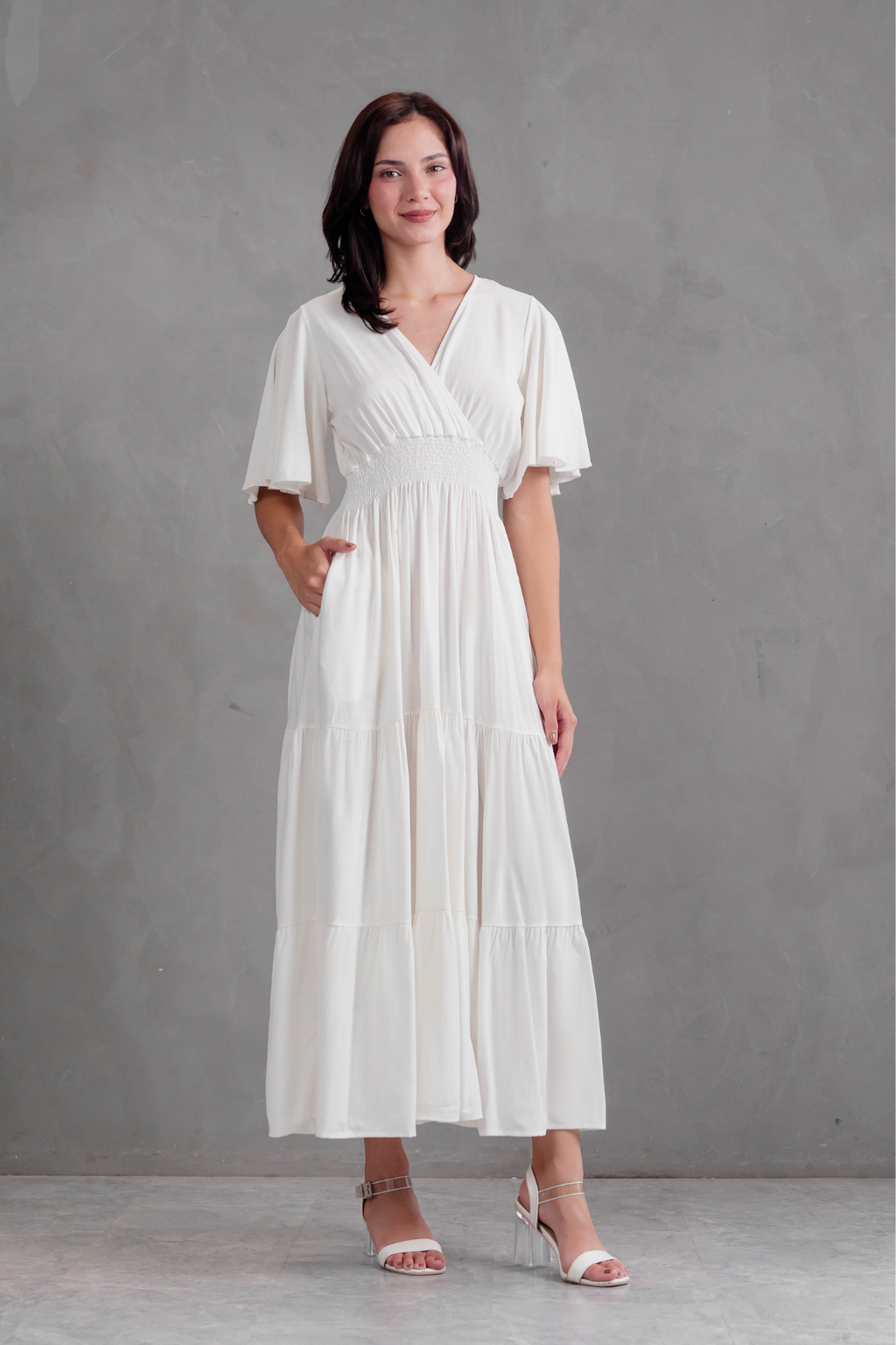 Maxivestido de lino Giselle