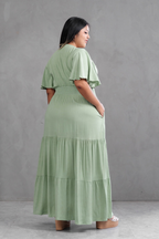 Maxivestido de lino Giselle