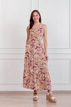 Maxivestido Indigo Paisley