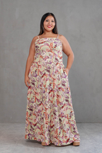 Maxivestido Indigo Paisley