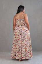 Maxivestido Indigo Paisley