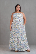 Maxivestido Indigo Paisley