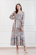 Maxivestido Lara Patchwork