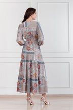 Maxivestido Lara Patchwork
