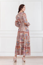 Maxivestido Lara Patchwork