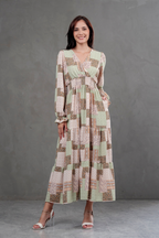 Maxivestido Lara Patchwork