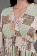 Maxivestido Lara Patchwork