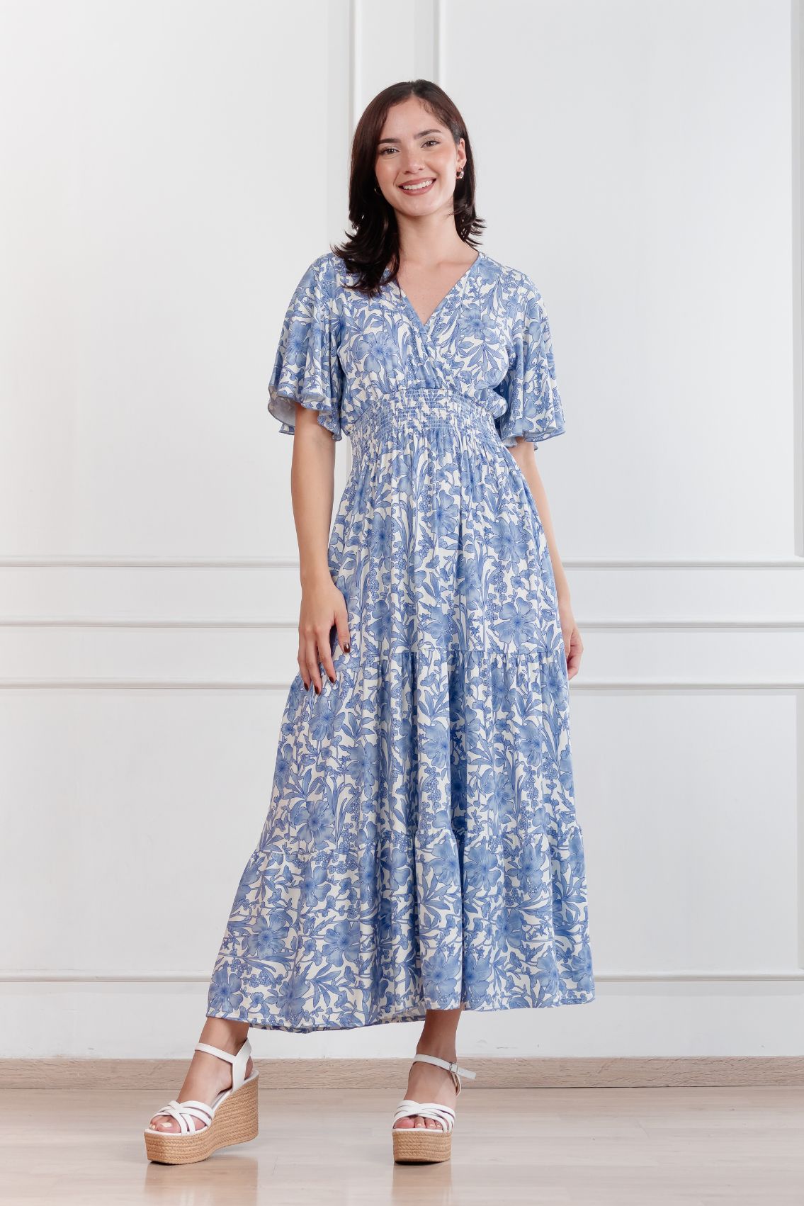 Maxivestido Naira Floreado