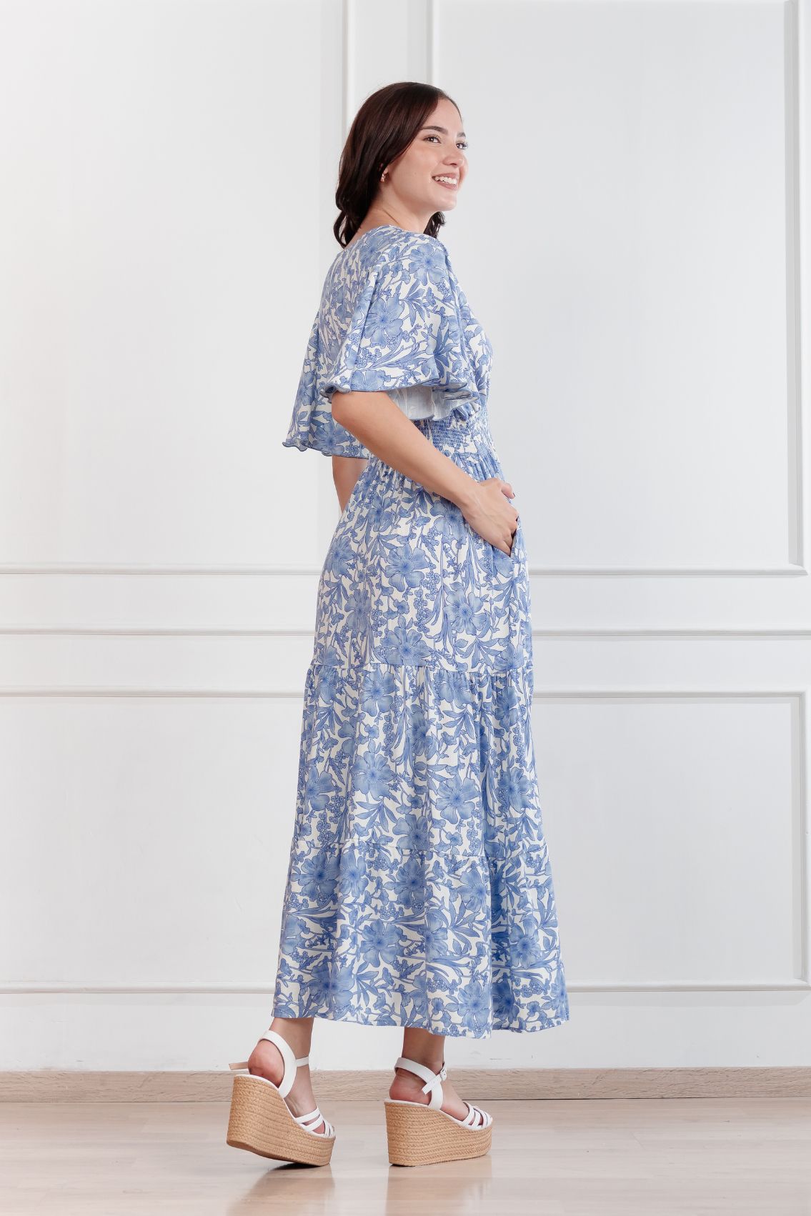 Maxivestido Naira Floreado