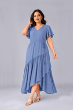 Maxivestido de lino Nayah