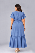 Maxivestido de lino Nayah