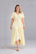 Maxivestido de lino Nayah