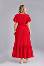 Maxivestido de lino Nayah