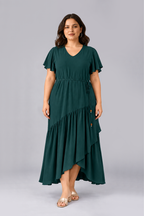 Maxivestido de lino Nayah
