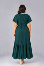 Maxivestido de lino Nayah