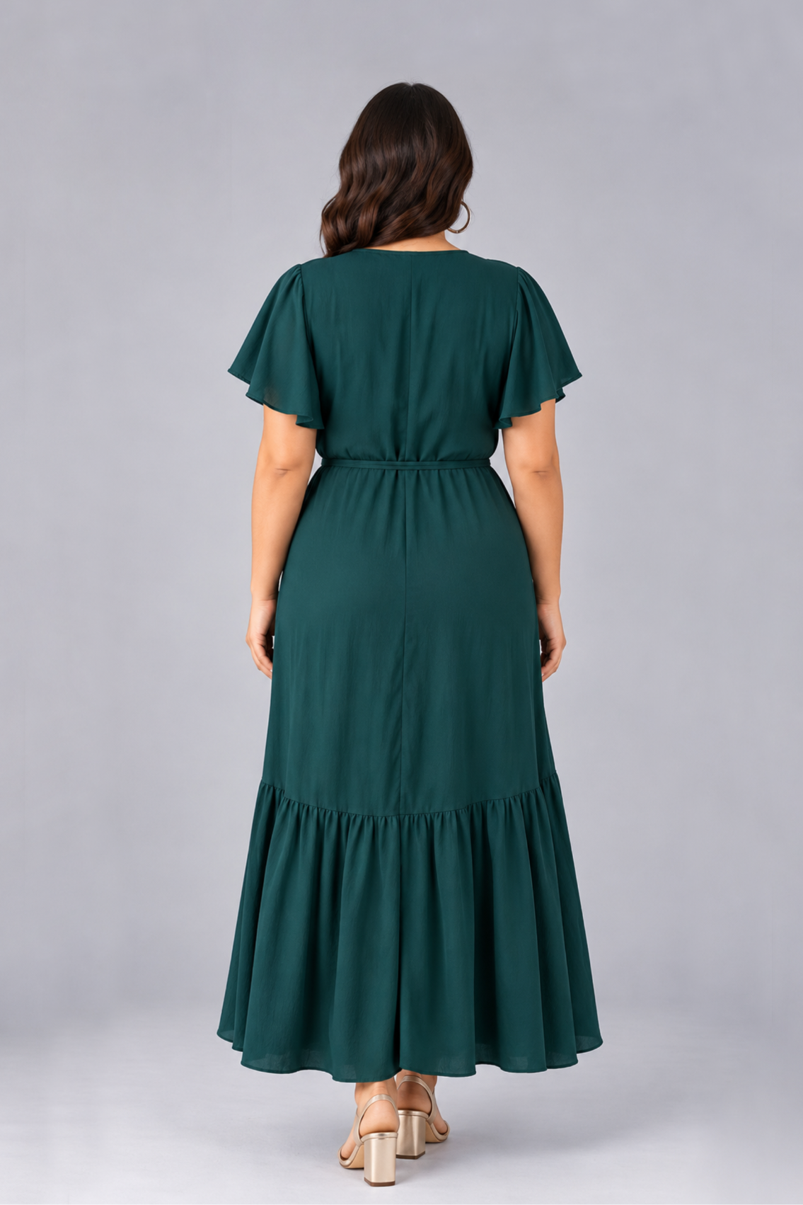 Maxivestido de lino Nayah