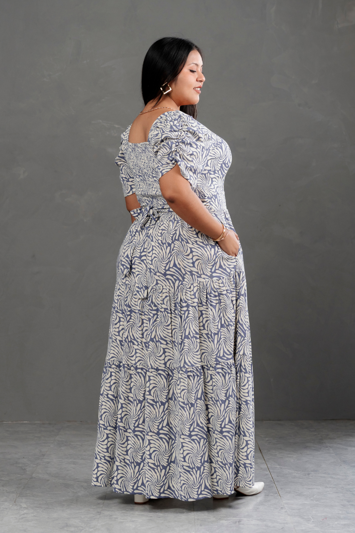 Maxivestido de lino Renatta