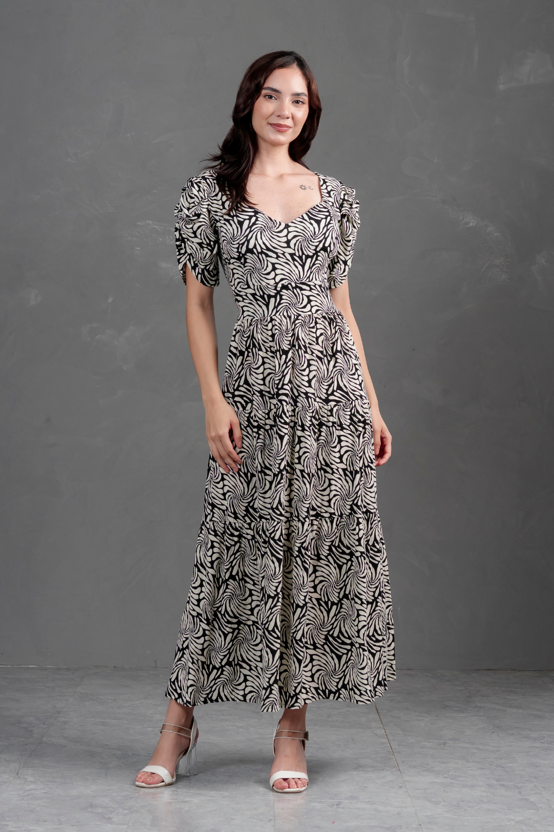 Maxivestido de lino Renatta