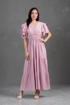 Maxivestido de lino Bianca