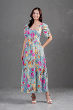 Maxivestido de lino Renatta