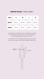 Polo básico cuello V