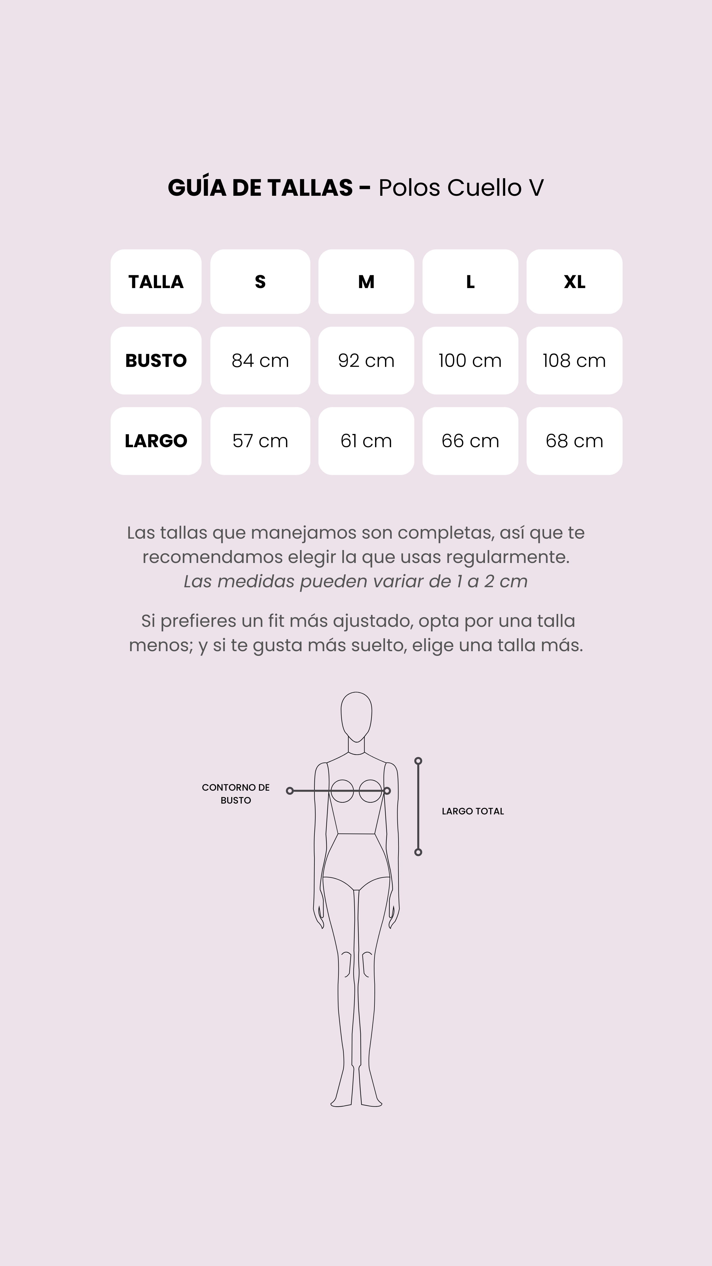 Polo básico cuello V