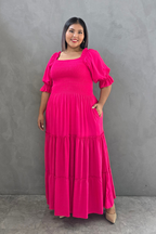 Maxivestido Off Shoulder amada