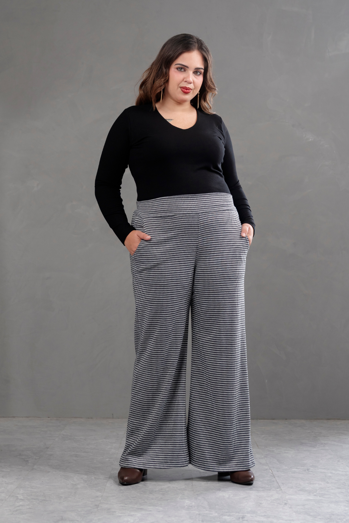 Pantalón Palazzo Tweed Praga