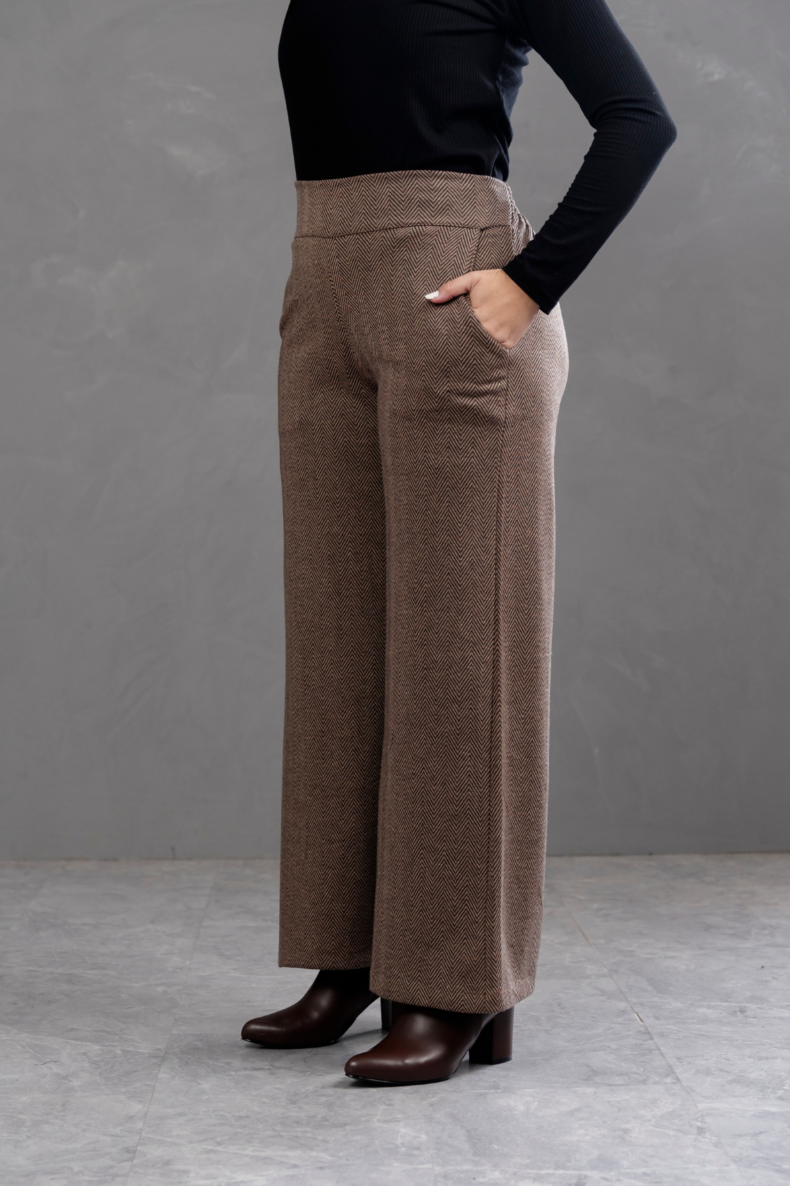 Pantalón Palazzo Tweed Praga