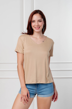 Polo básico cuello V