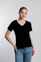 Polo básico manga corta cuello v