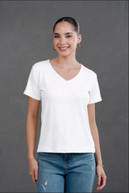 Polo básico manga corta cuello v