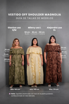 Vestido Largo Off Shoulder Magnolia