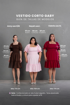 Vestido corto Gaby